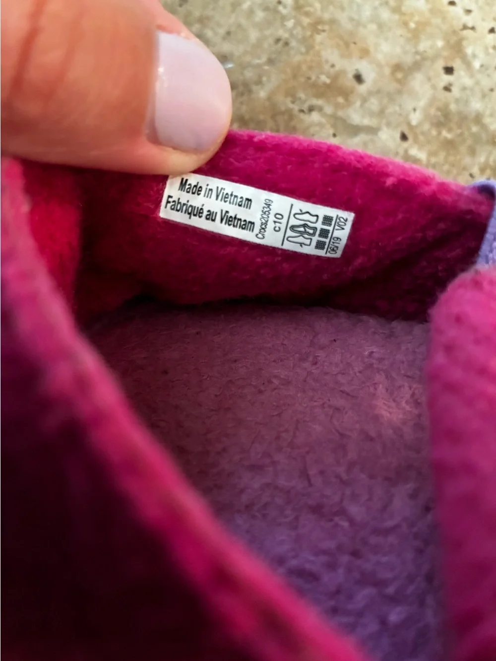 Baby Felt Crocs